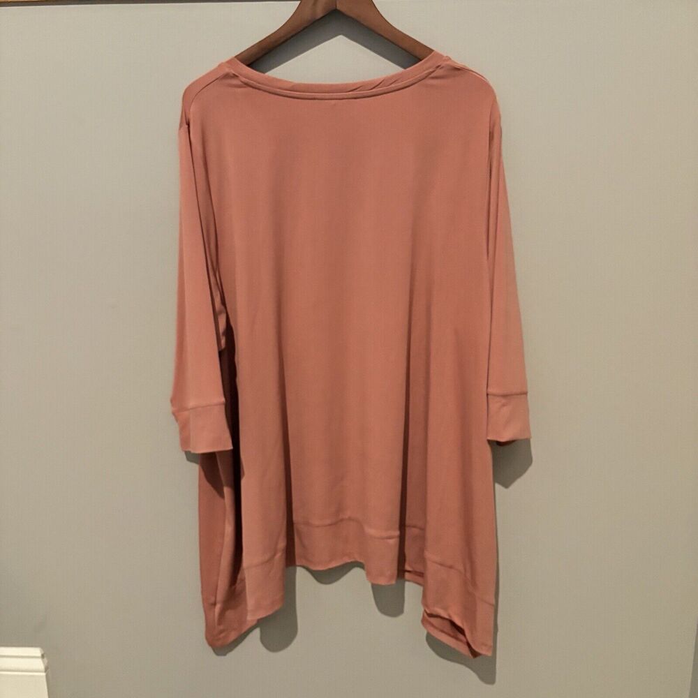 Womens Joan Vass Tunic,‎ 3x Salmon - Picture 9 of 16